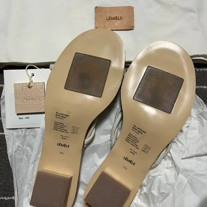 [BUNJANG] Remel Leather Thong Sandals / 레멜 가죽 쪼리샌들