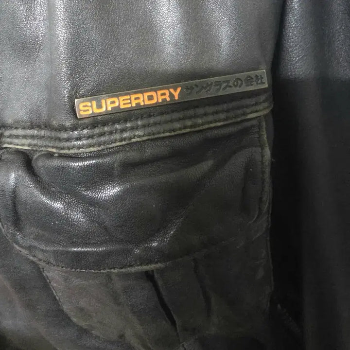[BUNJANG] Superdry Leather Jacket / 슈퍼드라이 양가죽 자켓 M (실측 L급 / 가단 54)
