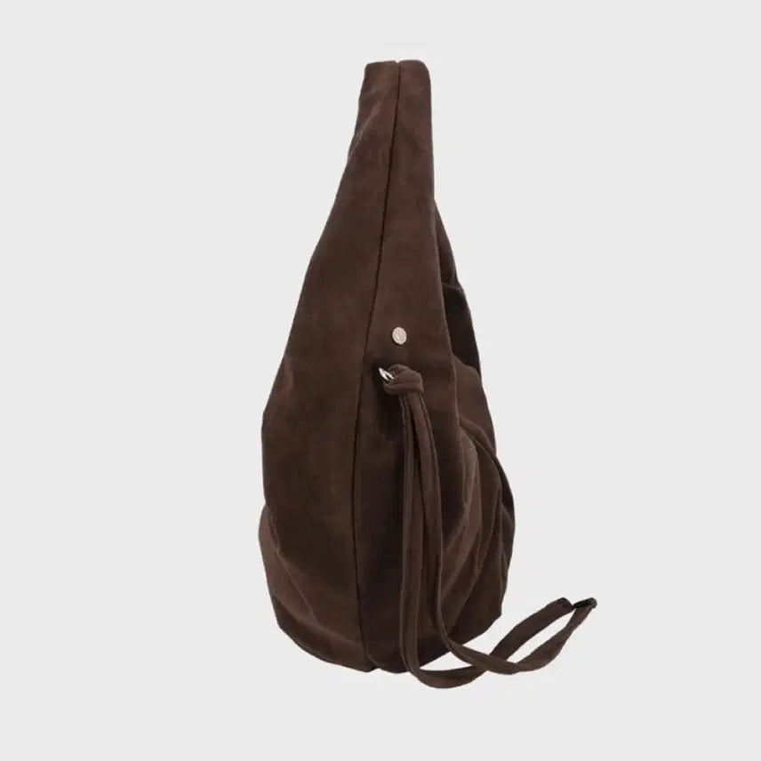 [BUNJANG] Dunn Factory Rubin Bag Large Suede Chocolate / 던팩토리 러빈백 라지 스웨이드 초코