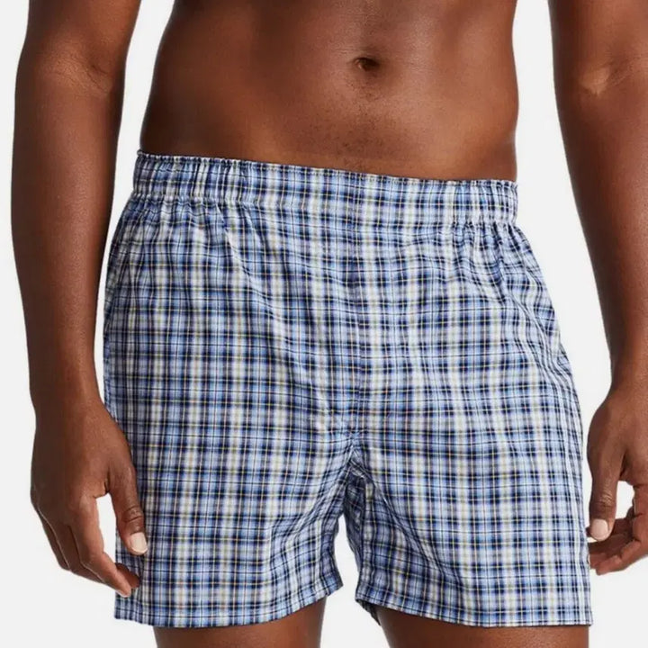 [BUNJANG] Polo Ralph Lauren Woven Boxer Briefs 3-Pack / 새상품] 폴로 랄프로렌 남성 우븐 복서 3팩 (M/32-34")
