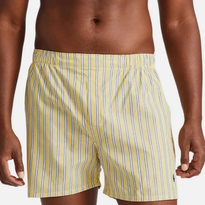 [BUNJANG] Polo Ralph Lauren Woven Boxer Briefs 3-Pack / 새상품] 폴로 랄프로렌 남성 우븐 복서 3팩 (M/32-34")