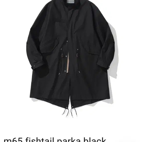 [BUNJANG] Uniform Bridge M65 Fishtail Parka Black / 유니폼브릿지 M65 피쉬테일 파카 블랙