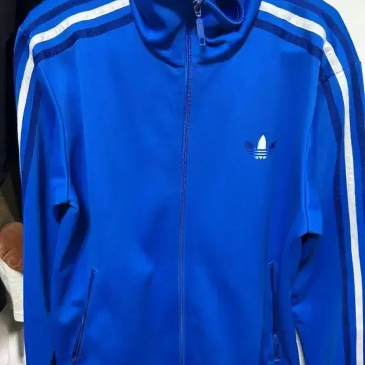 [BUNJANG] Adidas Firebird Track Top Blue Size 110 / 희귀매물)아디다스 파이어버드 트랙탑 블루 110