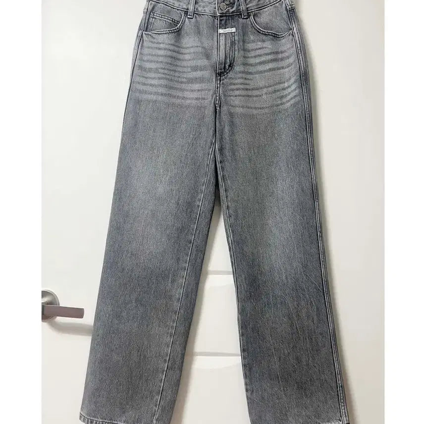 [BUNJANG] Marithe Francois Girbaud High Straight Denim 27 Light Gray Jeans / 마리떼프랑소와저버 High straight 데님 27 라이트그레이 마리떼