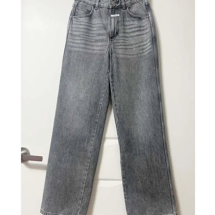 [BUNJANG] Marithe Francois Girbaud High Straight Denim 27 Light Gray Jeans / 마리떼프랑소와저버 High straight 데님 27 라이트그레이 마리떼