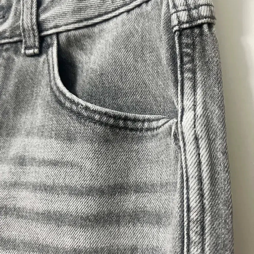 [BUNJANG] Marithe Francois Girbaud High Straight Denim 27 Light Gray Jeans / 마리떼프랑소와저버 High straight 데님 27 라이트그레이 마리떼
