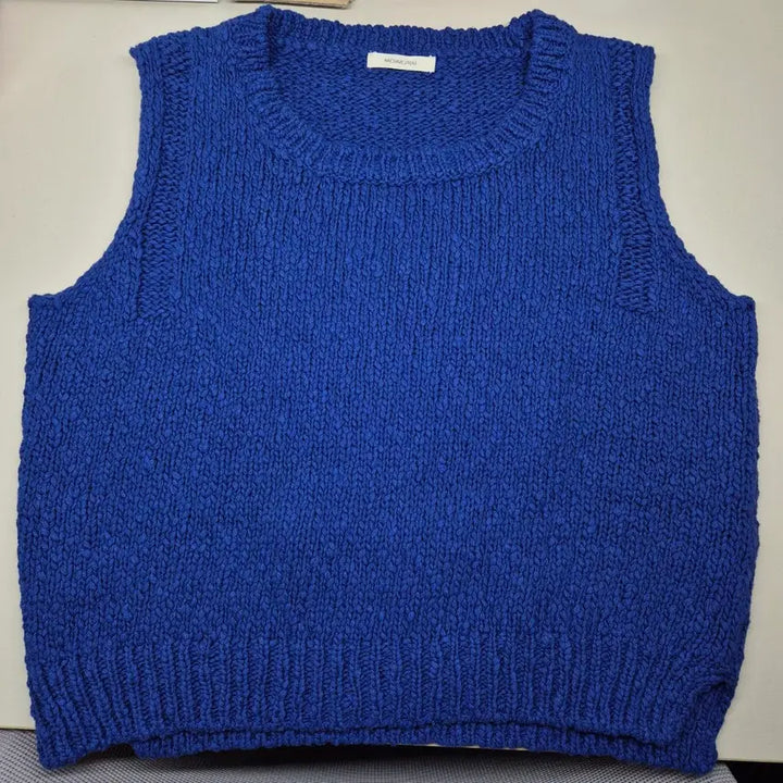 [BUNJANG] Archive J2U Monet Cardigan &amp; Knit Vest Set / 아카이브 제이투유 모네가디건 네이비 + 니트베스트