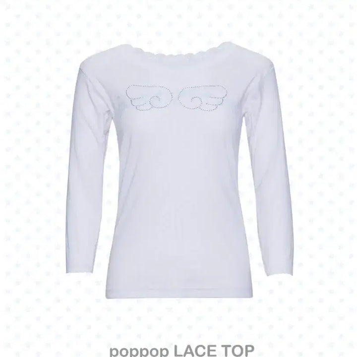 [BUNJANG] Shalom Club Pop Pop Lace Top / 샬롬클럽 위시 팝팝 레이스탑