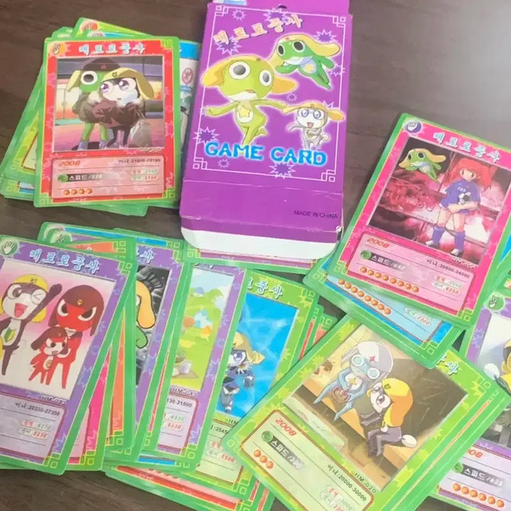 [BUNJANG] Keroro Retro Game Card Frog Sergeant Keroro Photocard / 고전문구 고전 케로로 게임카드 개구리중사 케로로 포토카드