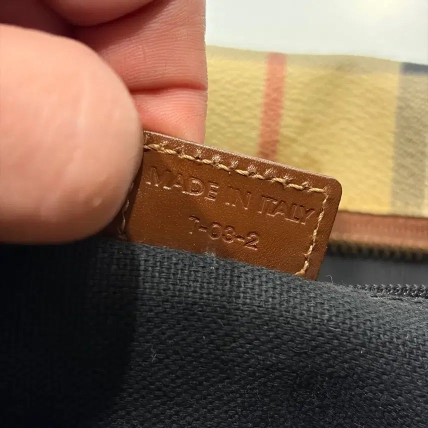 [BUNJANG] Burberry Nova Check Barrette Tote Bag / 버버리 체크노바 바게트 패턴 토트백