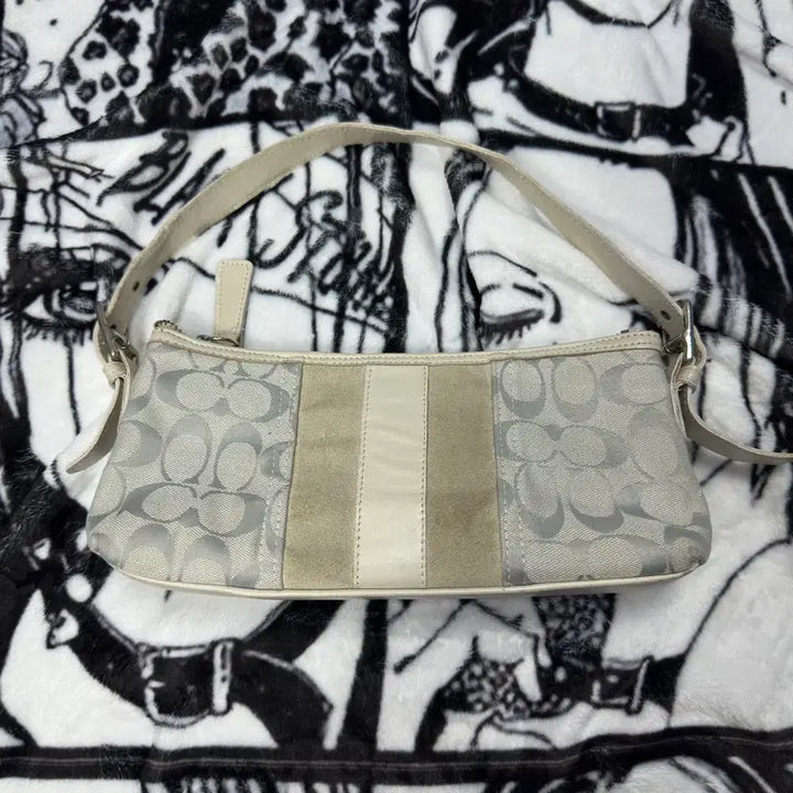 [BUNJANG] Coach Signature Canvas Mini Shoulder Bag / 코치 시그니처 캔버스 미니 숄더백