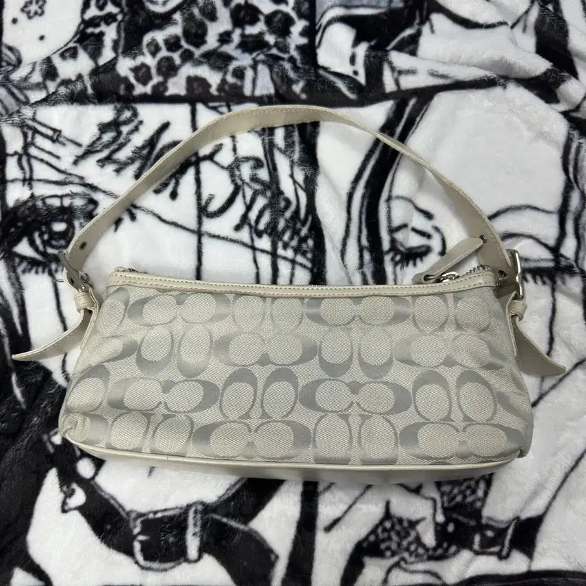[BUNJANG] Coach Signature Canvas Mini Shoulder Bag / 코치 시그니처 캔버스 미니 숄더백