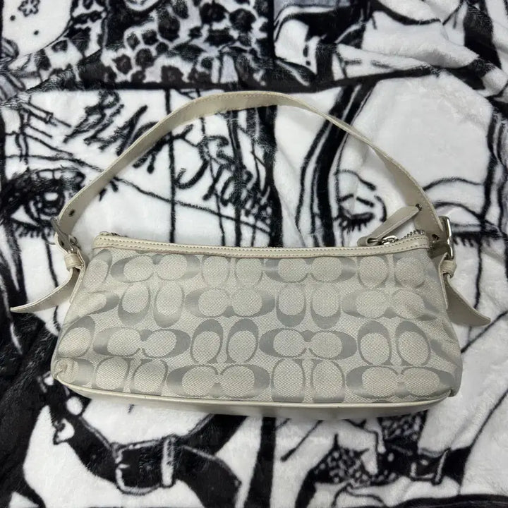 [BUNJANG] Coach Signature Canvas Mini Shoulder Bag / 코치 시그니처 캔버스 미니 숄더백