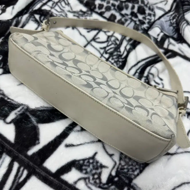 [BUNJANG] Coach Signature Canvas Mini Shoulder Bag / 코치 시그니처 캔버스 미니 숄더백