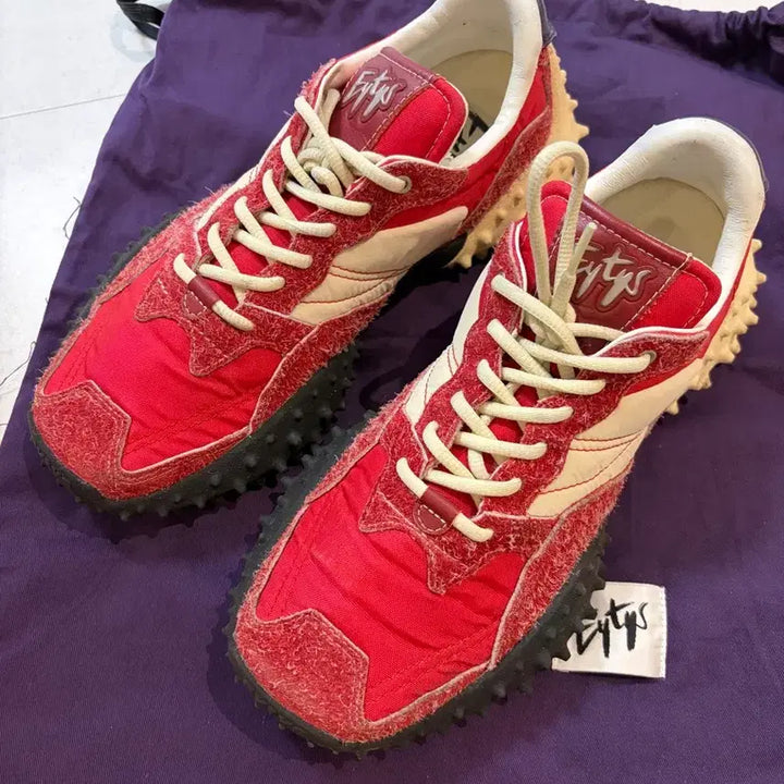 [BUNJANG] Eytys Fugu Red Sneakers / 이티스 푸구 (fugu) 스니커즈