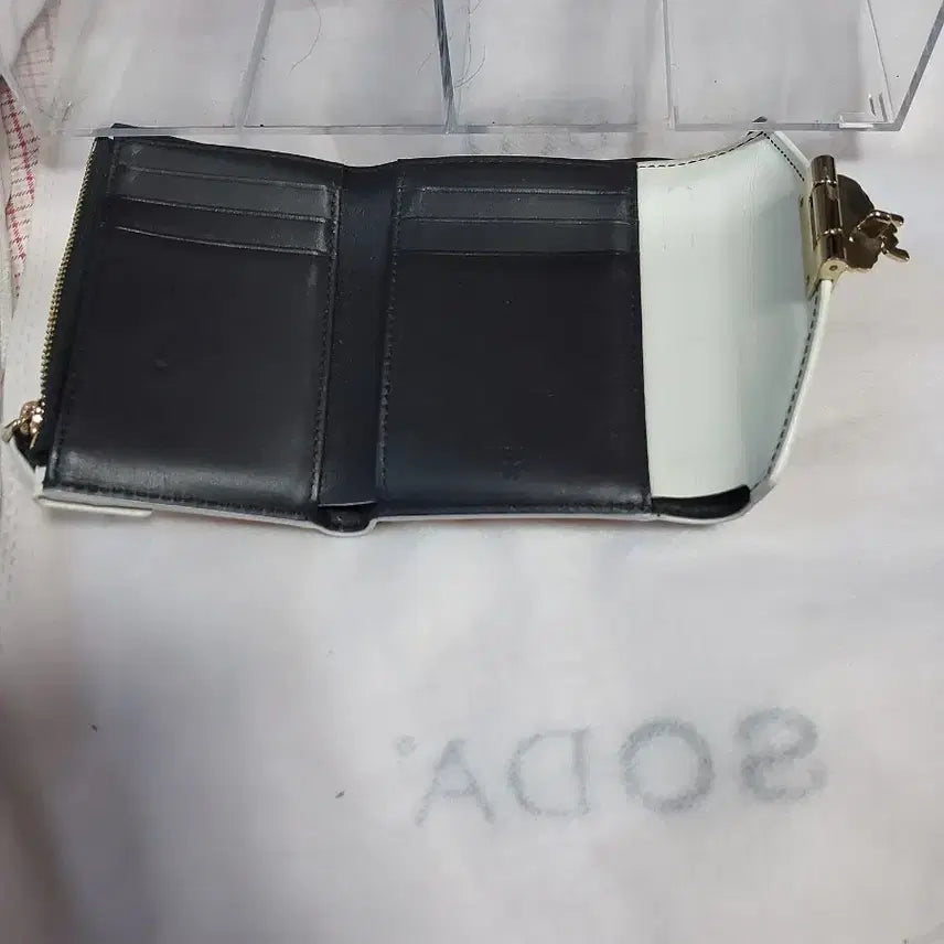 [BUNJANG] MCM Trifold Wallet Black/Brown / MCM 트리폴드 반지갑 블랙/브라운 성주택
