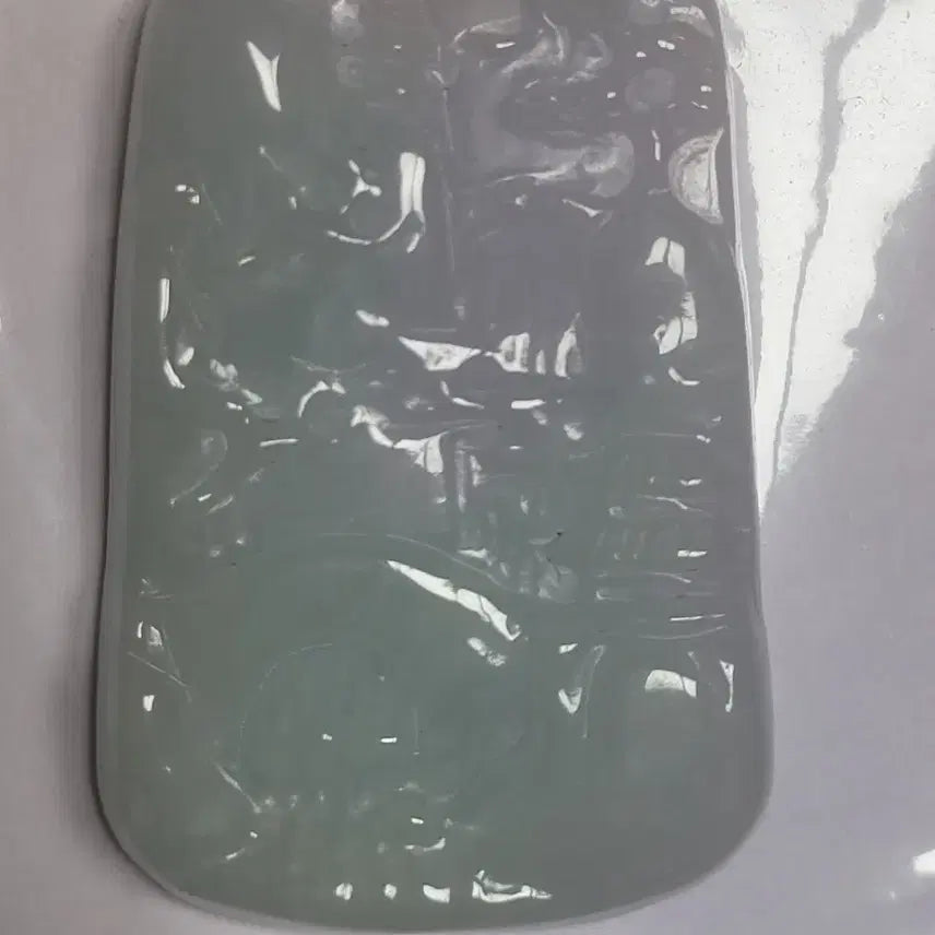 [BUNJANG] Carved Jade Pendant / 천연비취 조각 팬던트 미사용