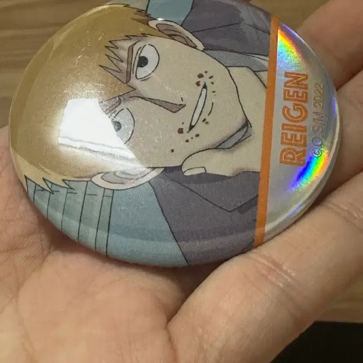 [BUNJANG] Mob Psycho 100 Reigen Arataka Can Badge / 모브사이코 레이켄 캔뱃지