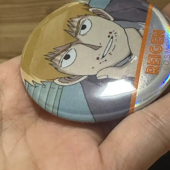 [BUNJANG] Mob Psycho 100 Reigen Arataka Can Badge / 모브사이코 레이켄 캔뱃지
