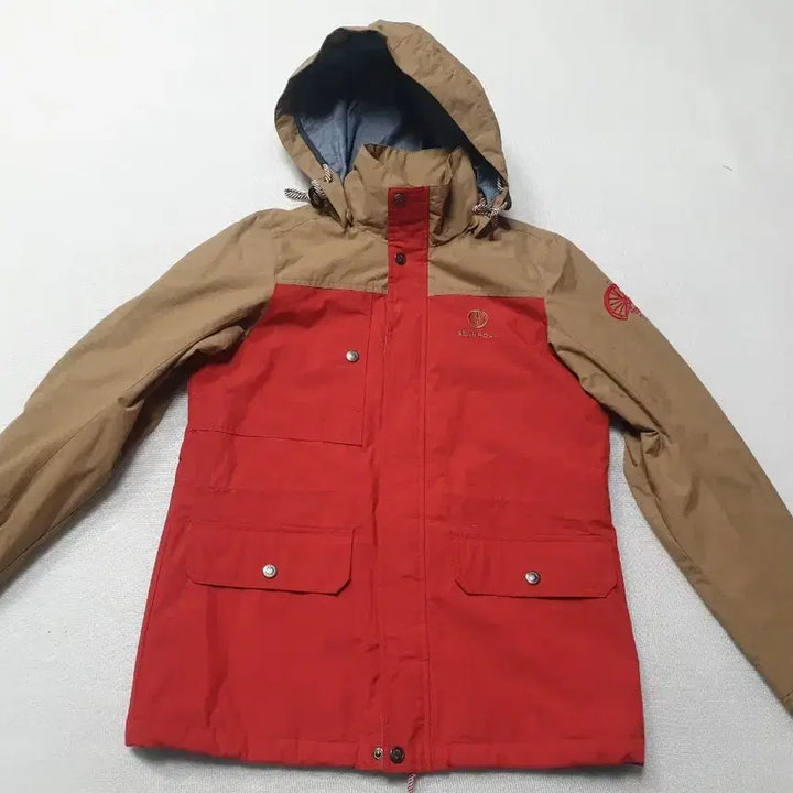 [BUNJANG] Beanpole Red/Beige Hooded Jacket (Women&