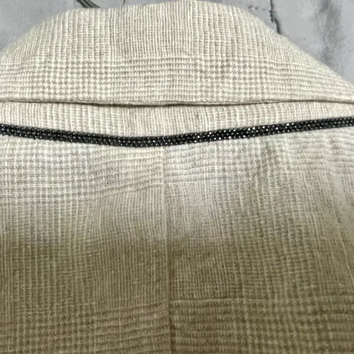[BUNJANG] Brunello Cucinelli Linen Double Breasted Jacket / Brunello Cucinelli 린넨 더블 자켓 40 정품