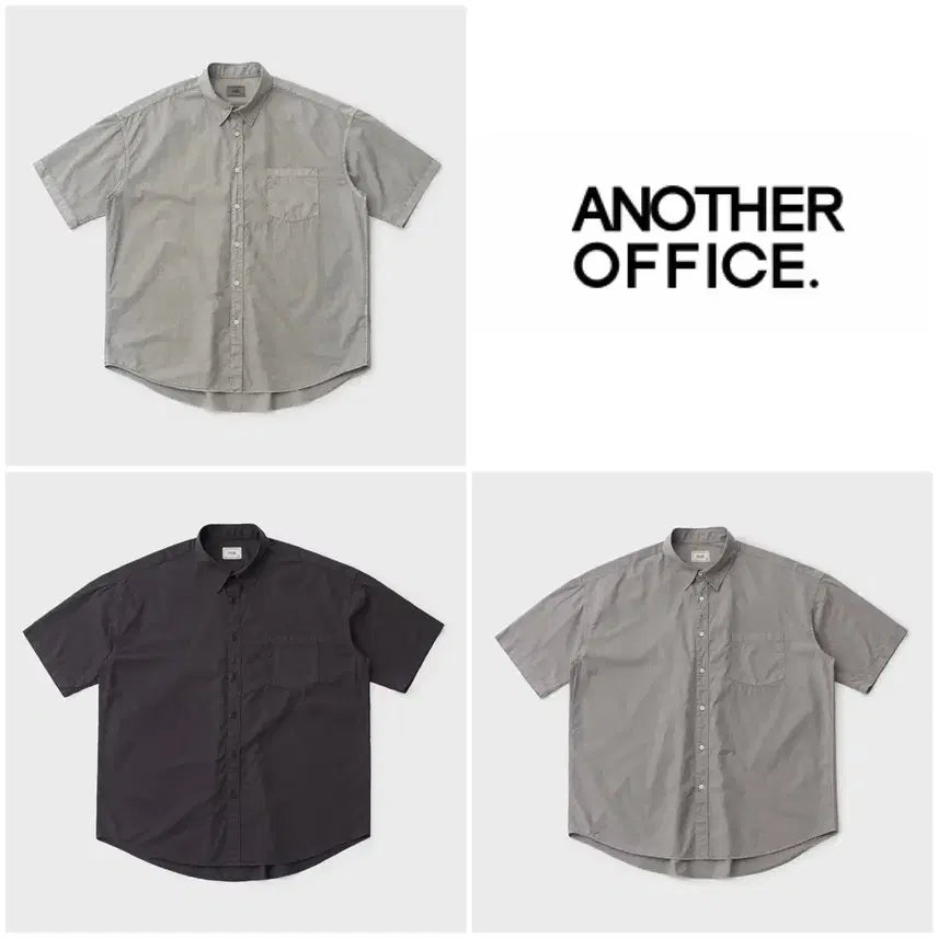 [BUNJANG] Another Office Hughes Garment Shirt Bundle Set / [세트] 어나더오피스 휴즈 가먼트셔츠 3개 일괄