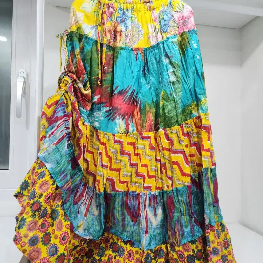 [BUNJANG] Elrod Handmade Long Dress / (정가20만원 새상품) 일본 핸드메이드 드레스 원피스 엘로드 스커트 신혼