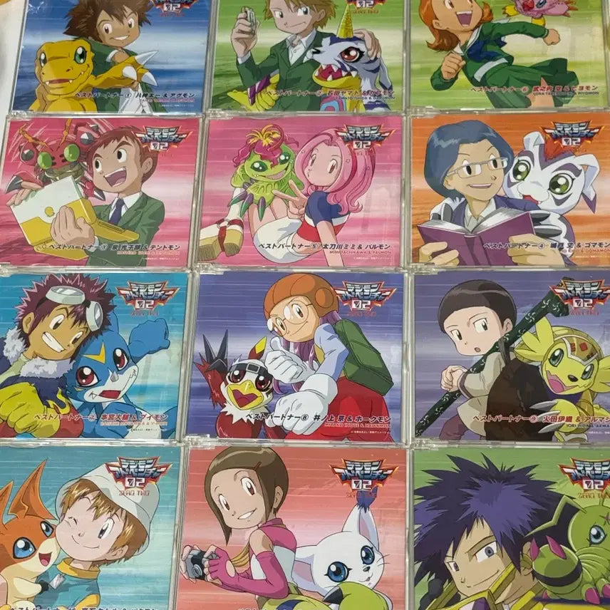 [BUNJANG] Digimon Adventure/02 Character Song CD 12-Piece Set / [가격제안가능]디지몬어드벤처-파워디지몬 캐릭터송 CD 12종