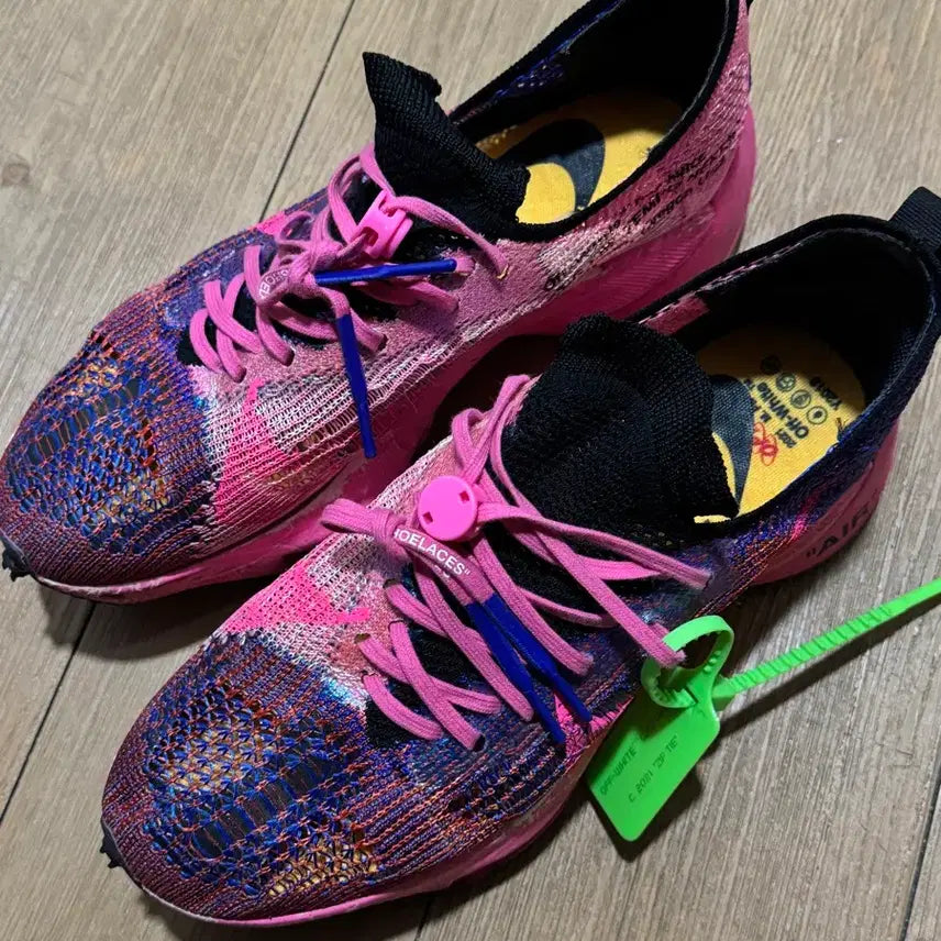 [BUNJANG] Nike Air Zoom Tempo Next% Flyknit Pink Sneakers / 나이키 에어 줌 템포 넥스트% 플라이니트 핑크 285