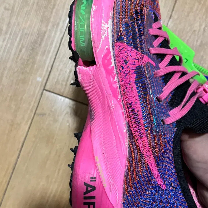 [BUNJANG] Nike Air Zoom Tempo Next% Flyknit Pink Sneakers / 나이키 에어 줌 템포 넥스트% 플라이니트 핑크 285