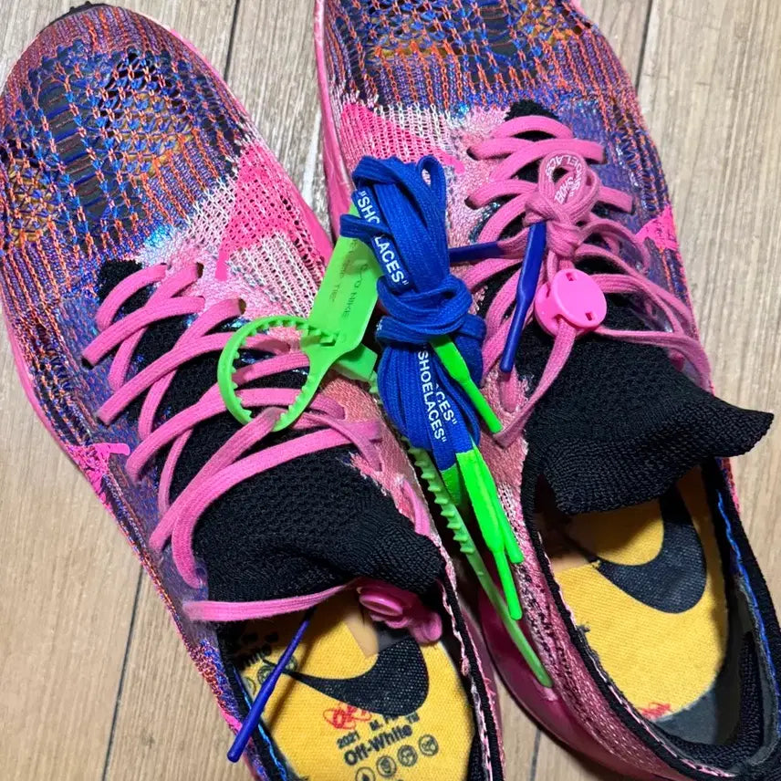 [BUNJANG] Nike Air Zoom Tempo Next% Flyknit Pink Sneakers / 나이키 에어 줌 템포 넥스트% 플라이니트 핑크 285