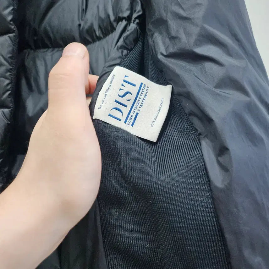 [BUNJANG] Moncler Amiot Black Badge Lightweight Biker Padded Jacket / 몽클레어 블랙와팬 경량패딩4 국내105 아미오라인 바이커패딩