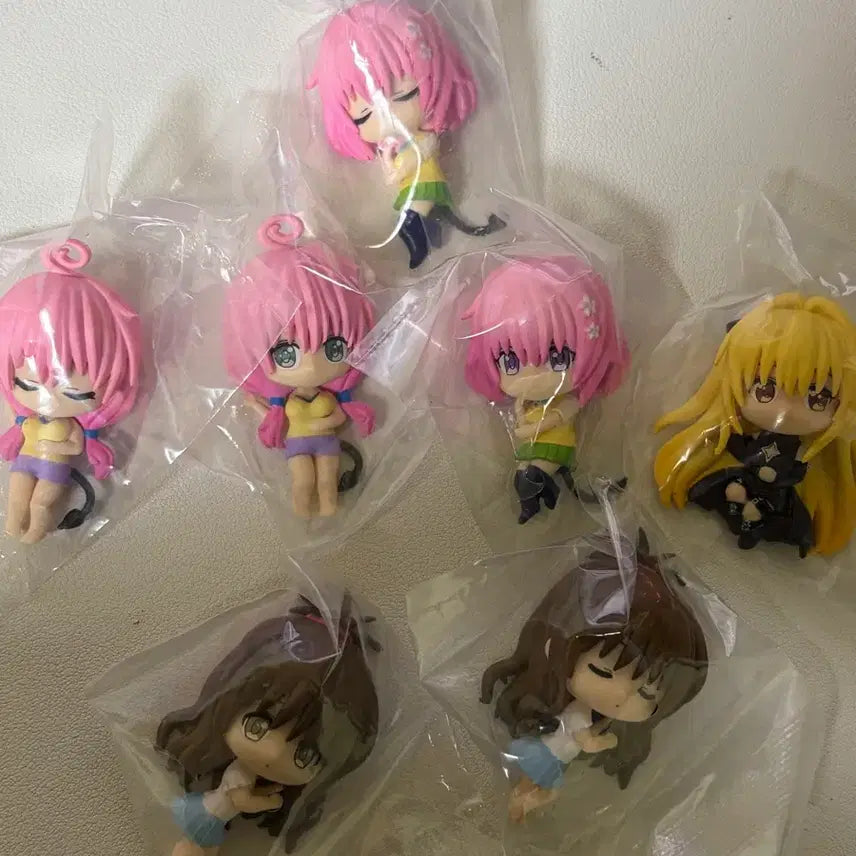 [BUNJANG] To Love Ru Darkness Nemurasetei Gacha Figure Set / 투러브 트러블 다크니스 잠자는 대열 네무라세타이 가챠