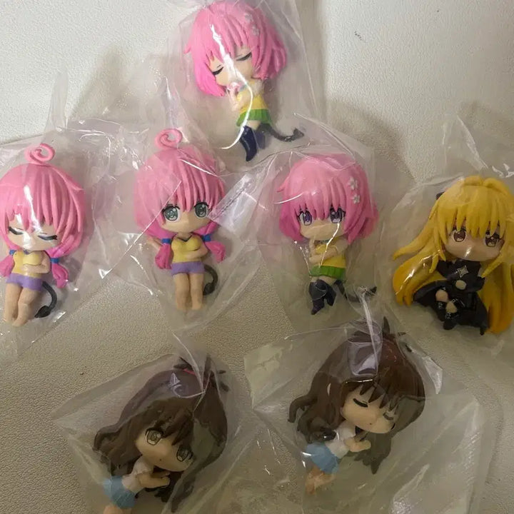[BUNJANG] To Love Ru Darkness Nemurasetei Gacha Figure Set / 투러브 트러블 다크니스 잠자는 대열 네무라세타이 가챠