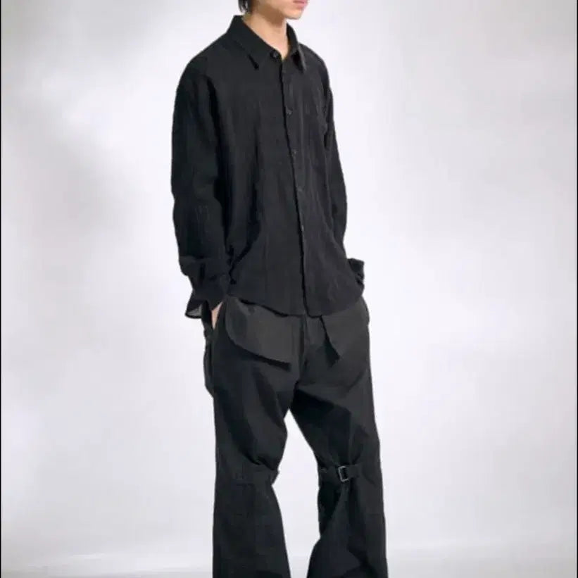 [BUNJANG] Hatching Room Bondage Pants Washed Black / (2)해칭룸 본디지 팬츠 워시드 블랙