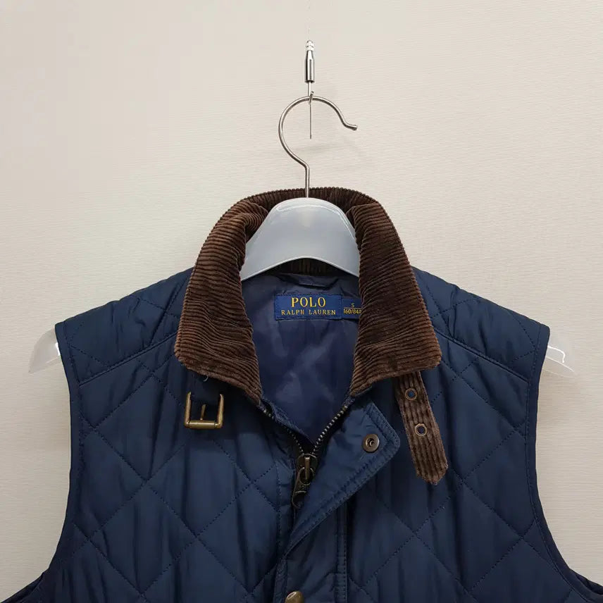 [SOLD OUT] 폴로 랄프로렌 코듀로이 카라  퀼팅 패딩 베스트  s사이즈