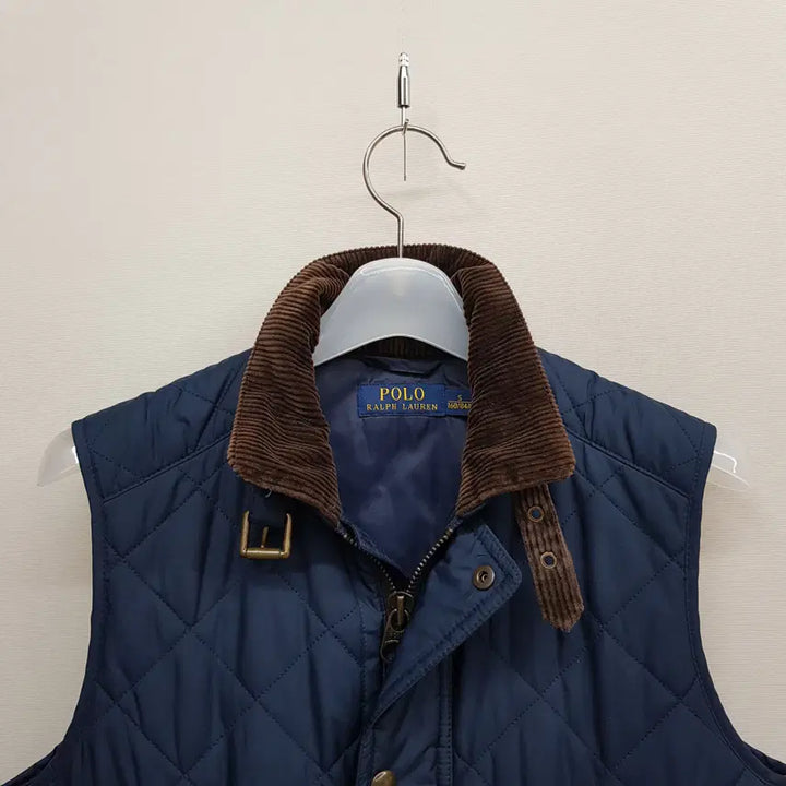 [SOLD OUT] 폴로 랄프로렌 코듀로이 카라  퀼팅 패딩 베스트  s사이즈