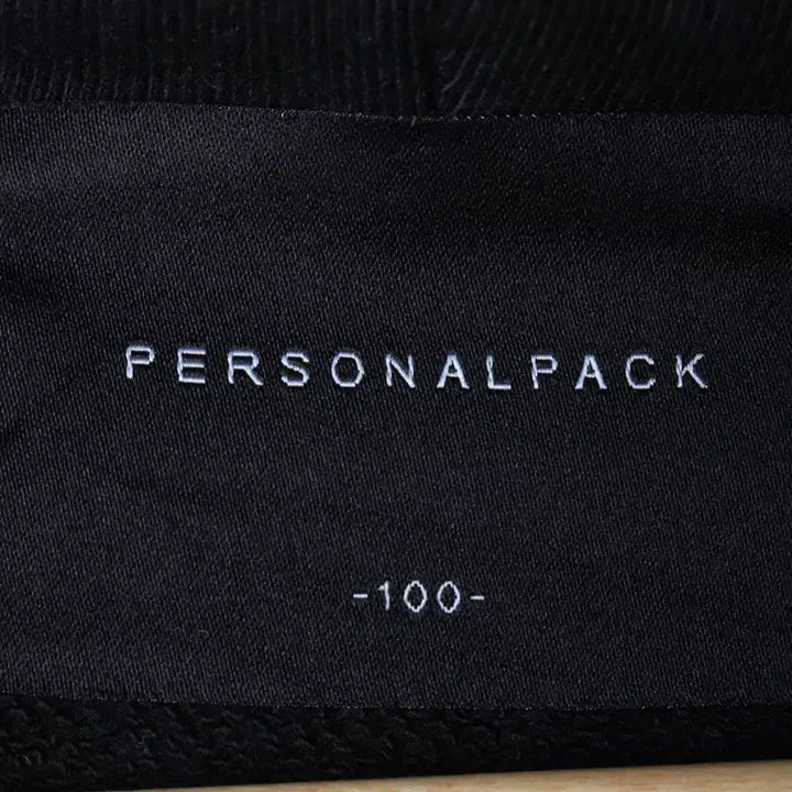 [BUNJANG] Personal Pack Basic Two-Way Hoodie Black / (M-L) 퍼스널팩 후드집업 블랙 무지 스웻 기본 투웨이-17457