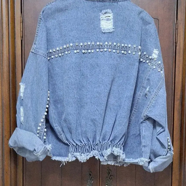 [BUNJANG] AGNESS Washed Denim Jacket / AGNESS 워싱 데님 자켓