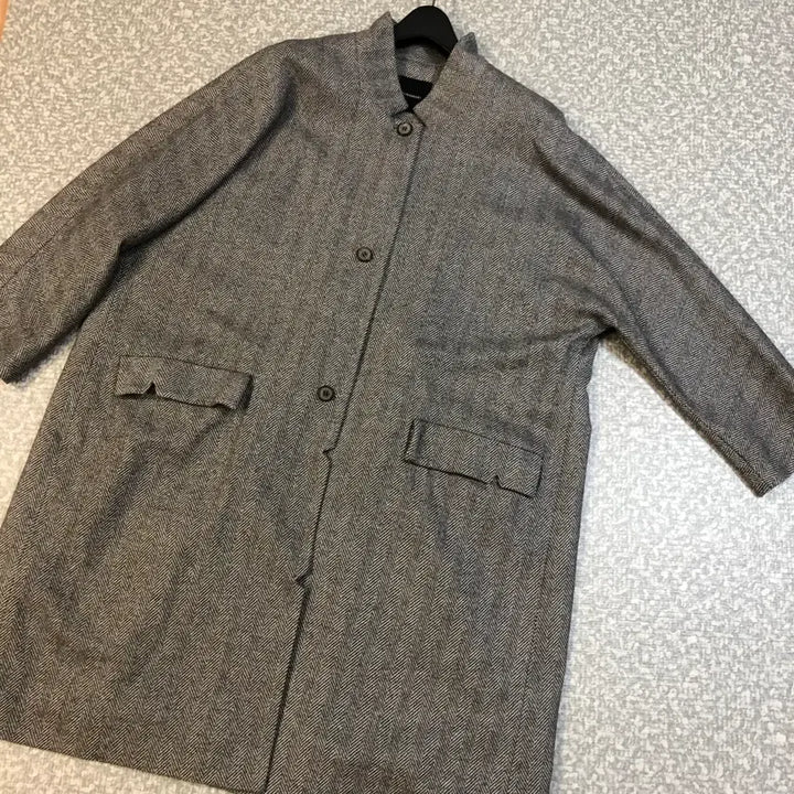 [BUNJANG] JEPYUNG Monamari Herringbone Jacket Coat / 제평 모나마리 울80% 헤링본 자켓 코트 재킷 간절기 베르띠