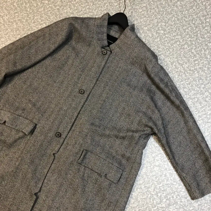 [BUNJANG] JEPYUNG Monamari Herringbone Jacket Coat / 제평 모나마리 울80% 헤링본 자켓 코트 재킷 간절기 베르띠