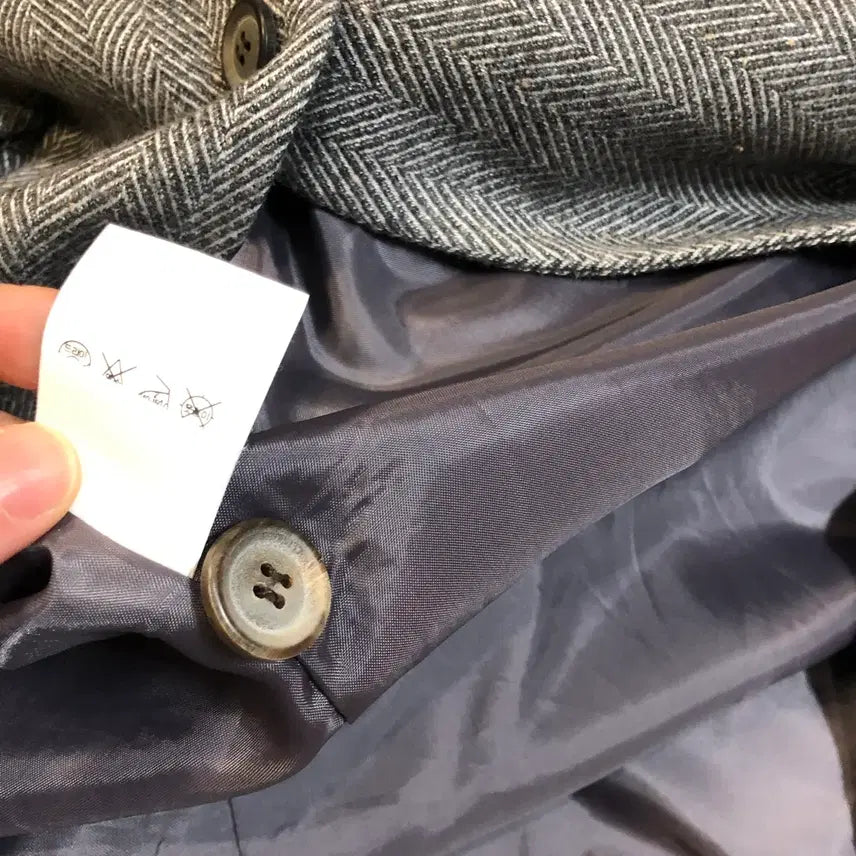 [BUNJANG] JEPYUNG Monamari Herringbone Jacket Coat / 제평 모나마리 울80% 헤링본 자켓 코트 재킷 간절기 베르띠