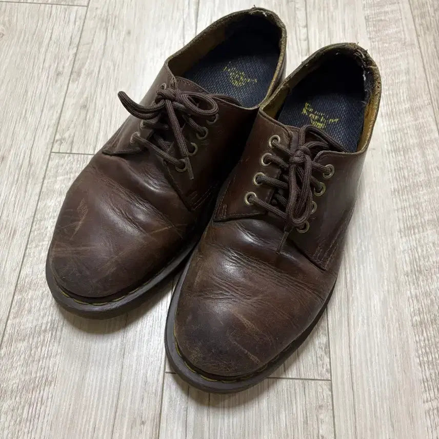 [BUNJANG] Dr. Martens Stanton Crazy Horse Boots / 닥터마틴 4홀 스탠튼 크레이지홀스 280