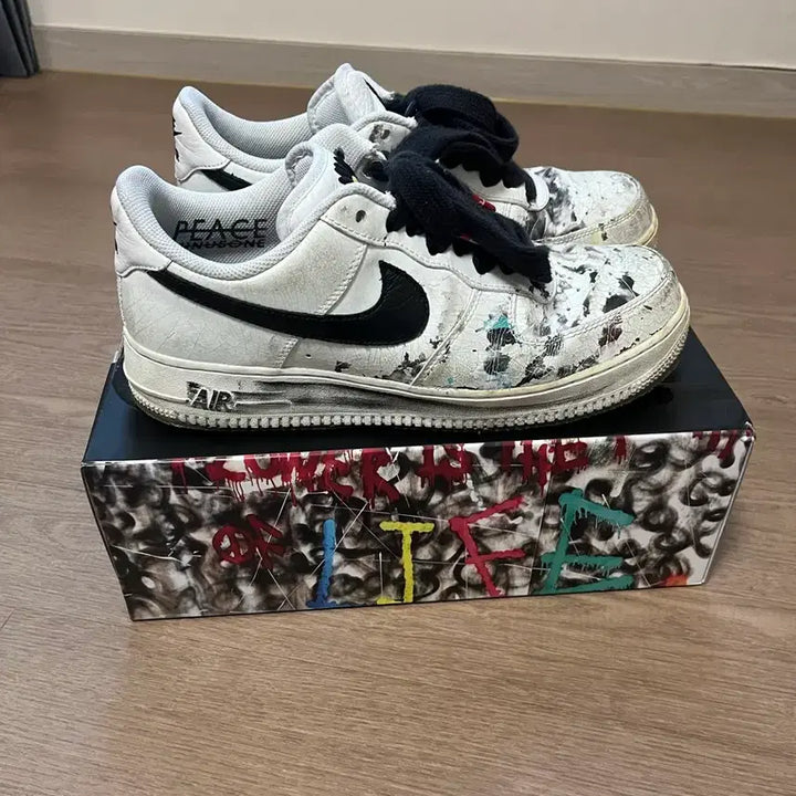 [BUNJANG] Nike Air Force 1 Low x PEACEMINUSONE Para-Noise 2.0 Sneakers / [285] 나이키 피스마이너스원 에어포스2 OG 파라노이즈2.0