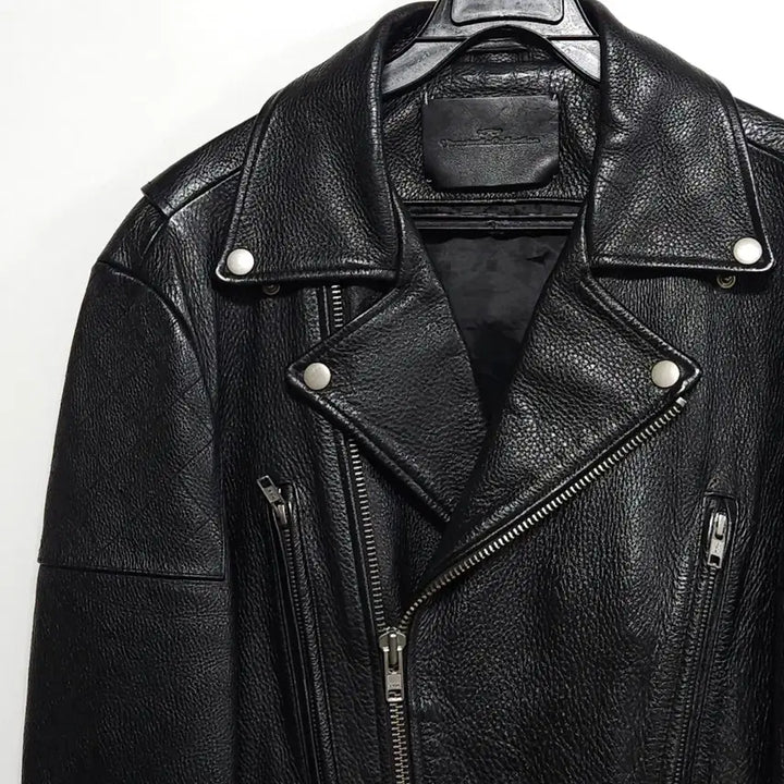 [BUNJANG] VIVASTUDIO Black Leather Rider Jacket / 90~95사이즈 비바스튜디오 라이더 자켓 블랙 가죽