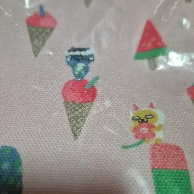 [BUNJANG] Cath Kidston Ice Cream Canvas Tote Bag / 캐스키드슨 아이스크림 캔버스 토트백