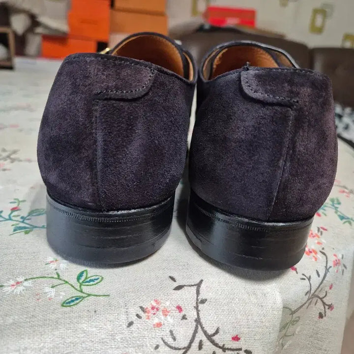 [BUNJANG] Paul Smith Suede Monk Strap Shoes - Black / 풀 스미스 스웨이드  몽크 스트랩 구두 블랙