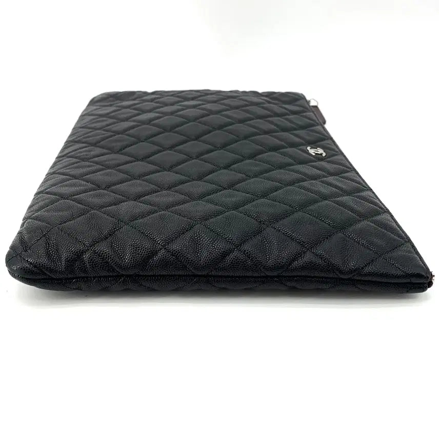 [SOLD OUT] 샤넬 클래식 캐비어 클러치 라지