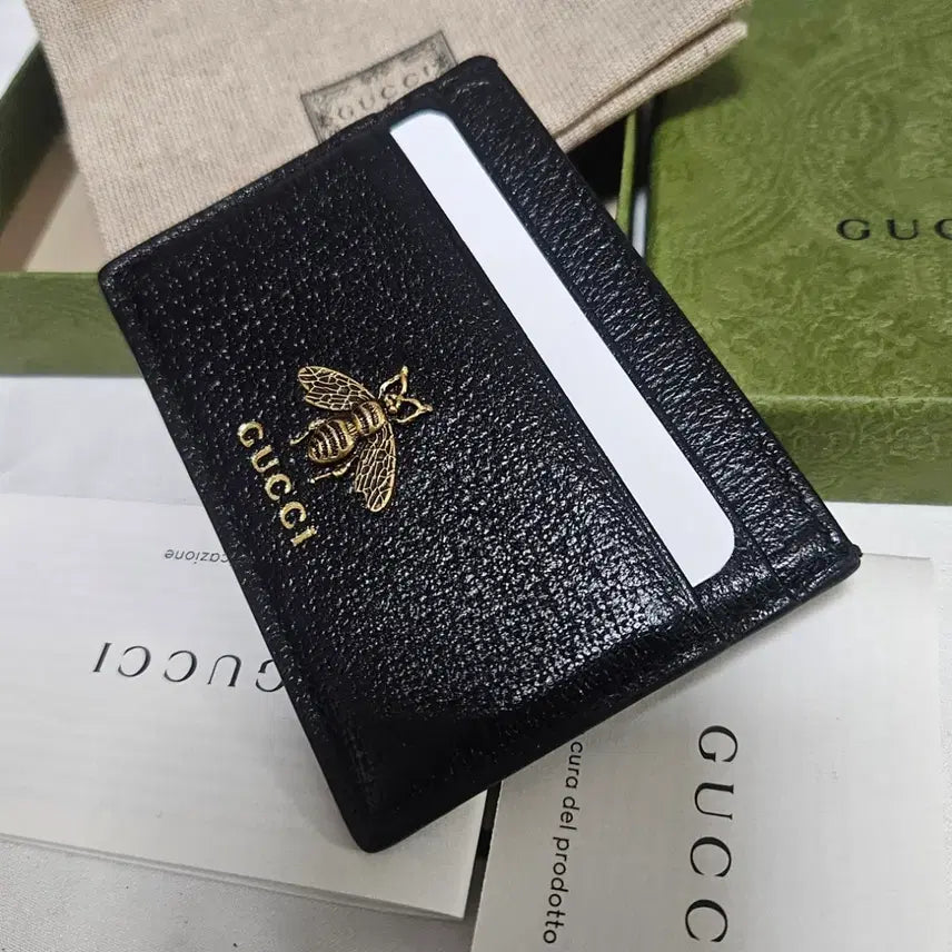 [BUNJANG] Gucci Card Wallet Gold Bee / 구찌 대장  카드지갑 금장 꿀벌  정품입니다 구성품 사진 참고해주세요