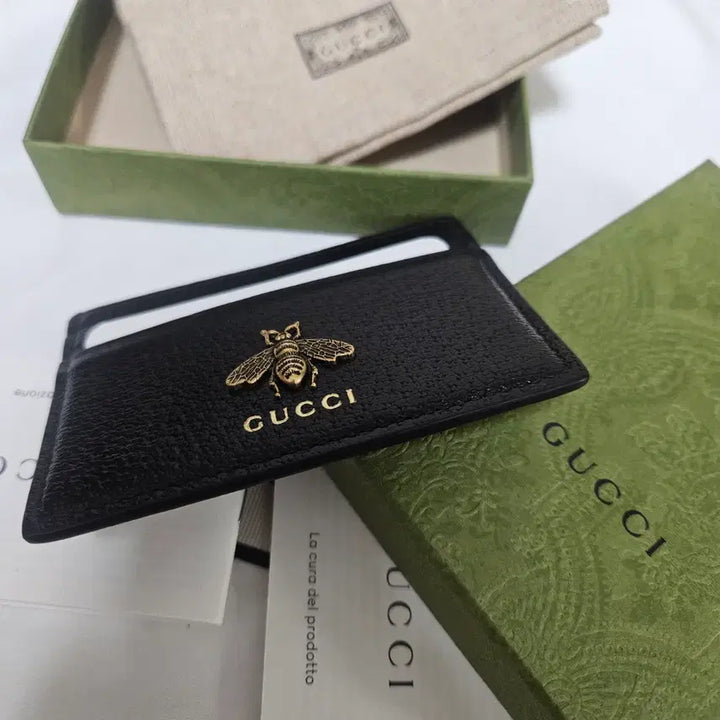 [BUNJANG] Gucci Card Wallet Gold Bee / 구찌 대장  카드지갑 금장 꿀벌  정품입니다 구성품 사진 참고해주세요